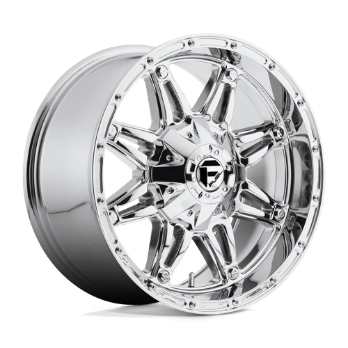 Fuel 1PC D530 HOSTAGE, 18X9, 6X120/6X139.7, ET19, CB78.1, CHROME PLATED