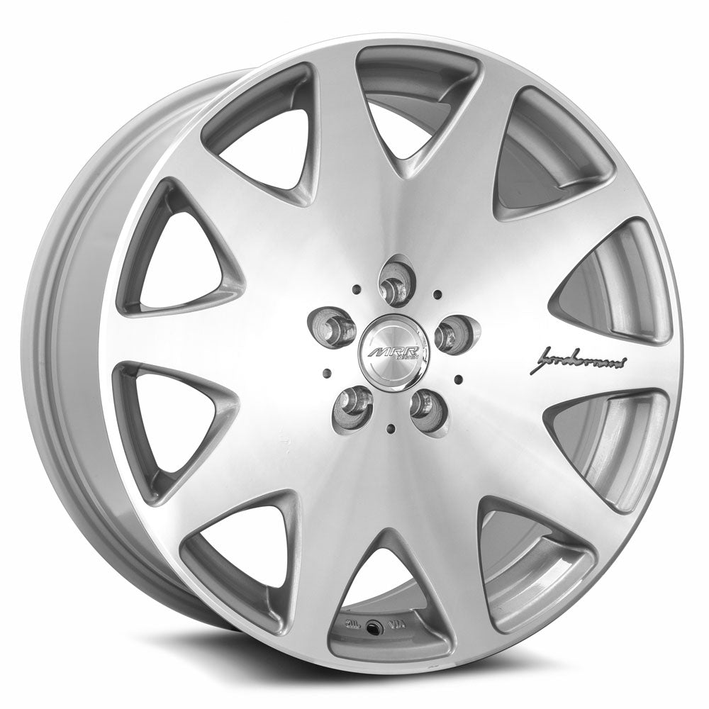 MRR HR3, 19x8.5, 5x108, ET35, CB73.1, Silver Machined Face