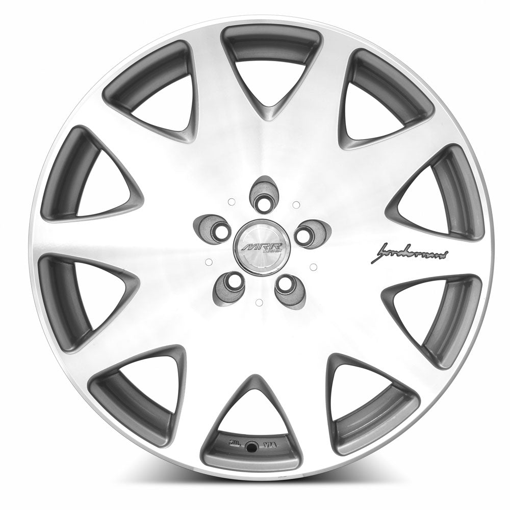 MRR HR3, 19x8.5, 5x114.3, ET35, CB73.1, Silver Machined Face