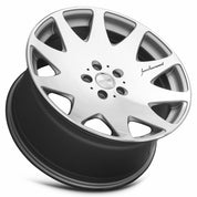 MRR HR3, 19x9.5, 5x100 to 5x120.7, ET20 to 45, CB66.6 to 74.1, Silver Machined Face