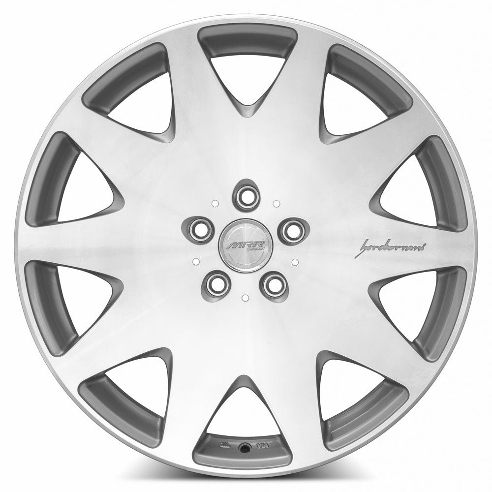 MRR HR3, 20x8.5, 5x114.3, ET35, CB73.1, Silver Machined Face
