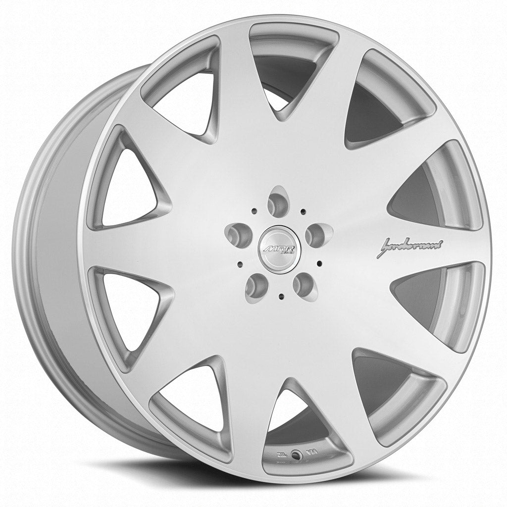 MRR HR3, 22x10.5, 5x120, ET40, CB72.6, Silver Machined Face