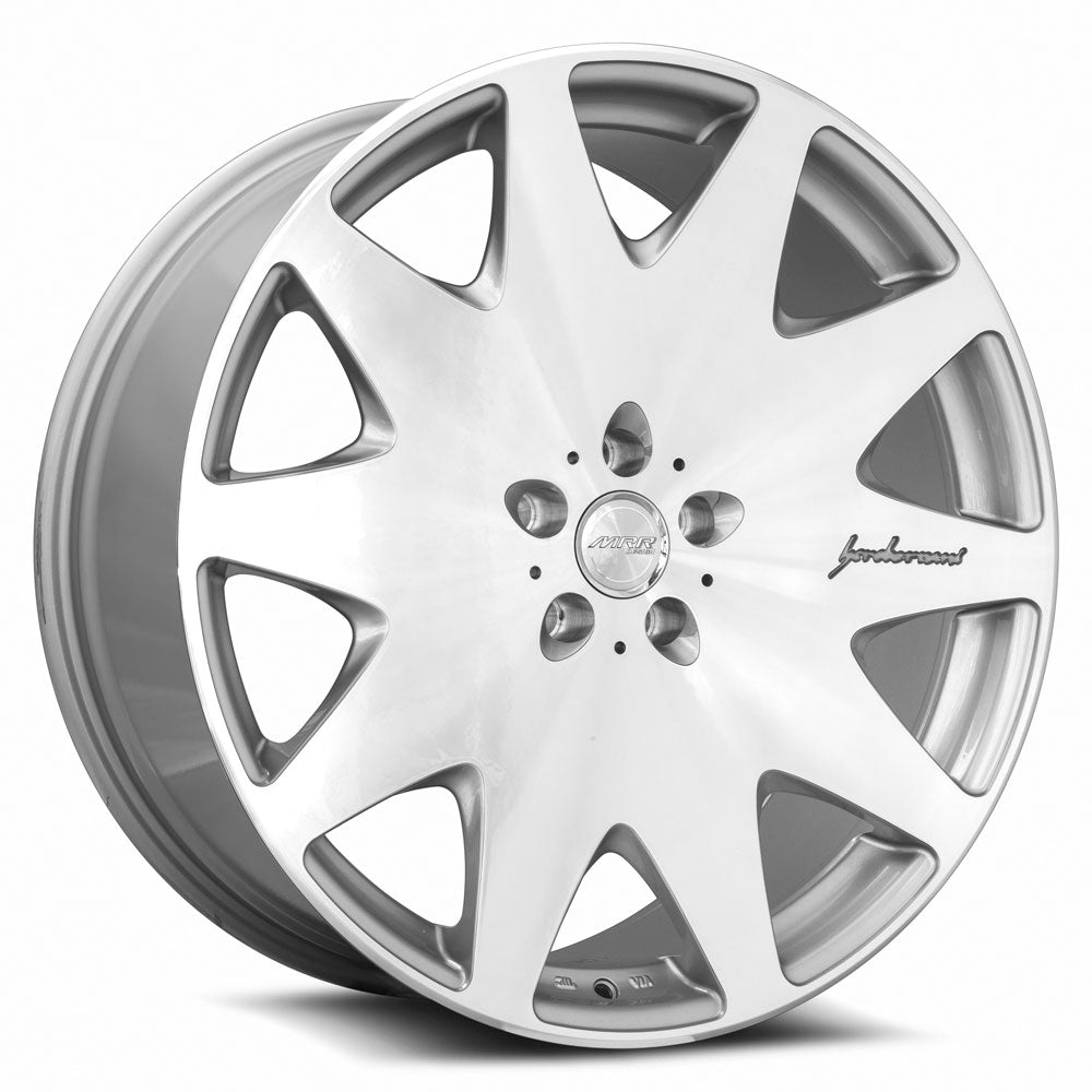 MRR HR3, 22x9, 5x112, ET38, CB66.6, Silver Machined Face