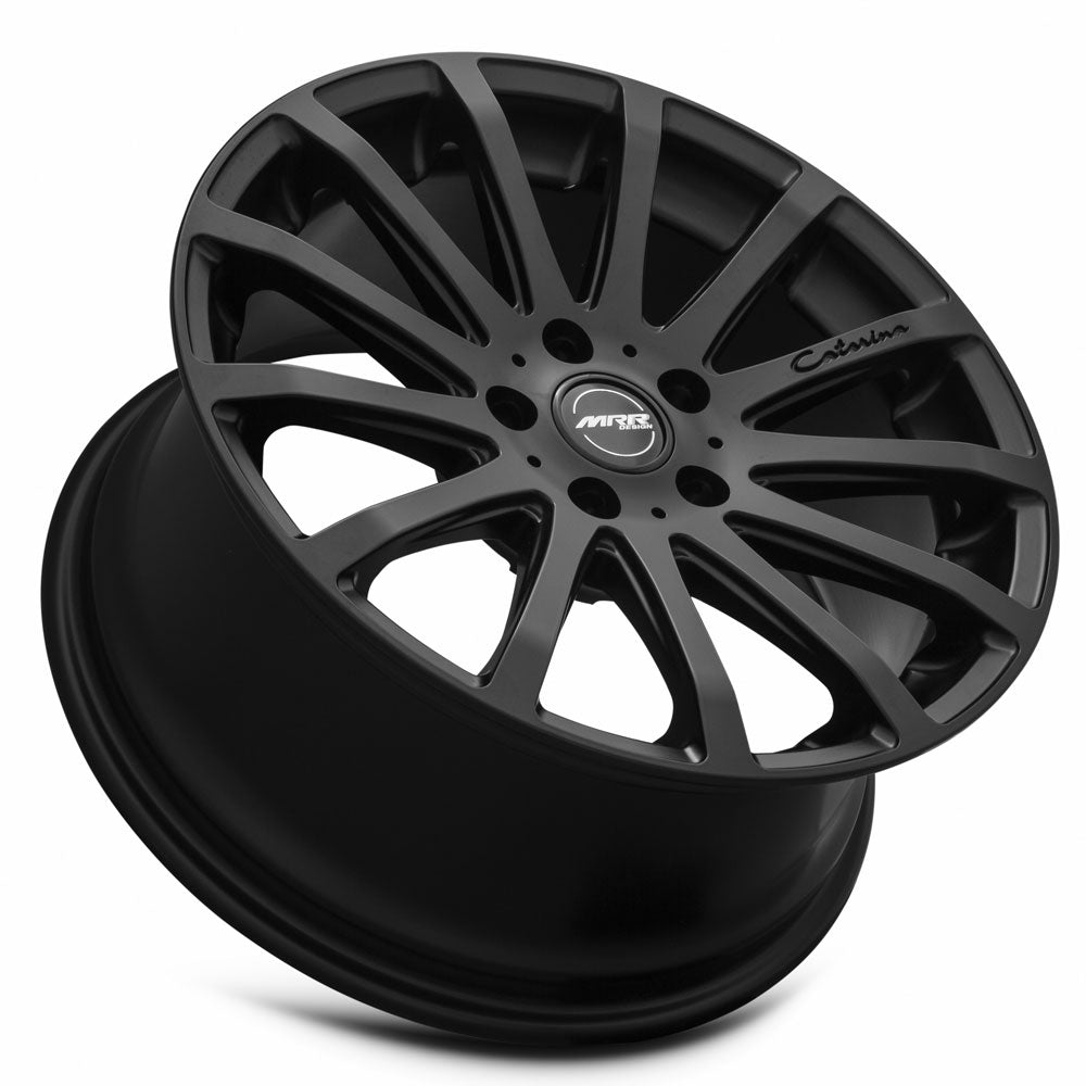 MRR HR9, 18x8.5, 5x100 to 5x120.7, ET20 to 45, CB66.6 to 74.1, Matte Black