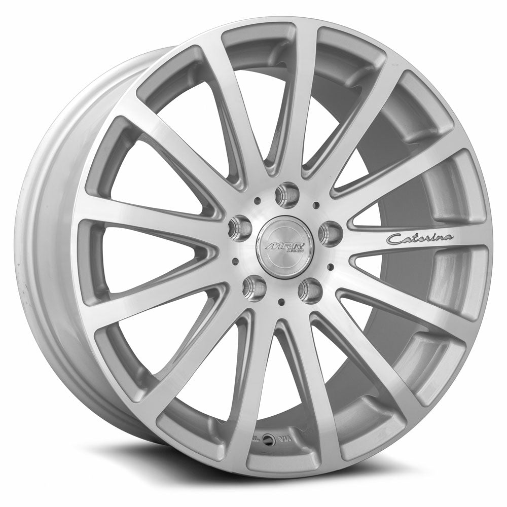 MRR HR9, 18x8.5, 5x120, ET35, CB72.6, Silver Machined Face