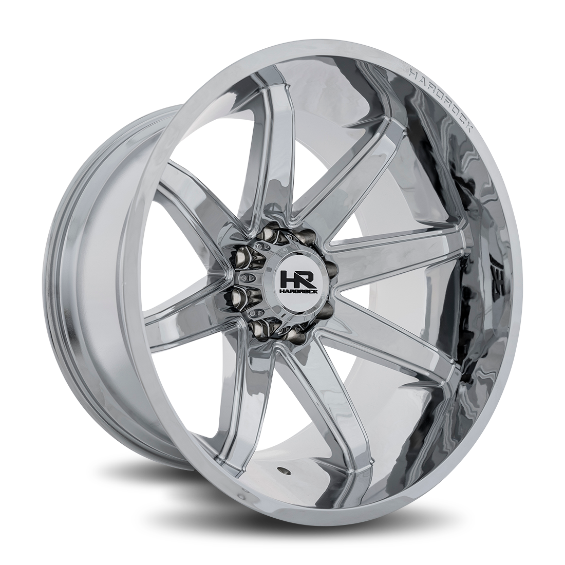 Hardrock Offroad Painkiller XPosed, 24x14, 5x127, ET-76, CB78.1, Chrome