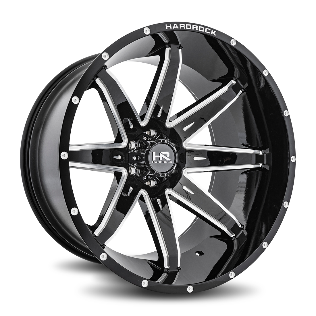 Hardrock Offroad Painkiller XPosed, 24x14, 5x150, ET-76, CB110.3, Gloss Black Milled