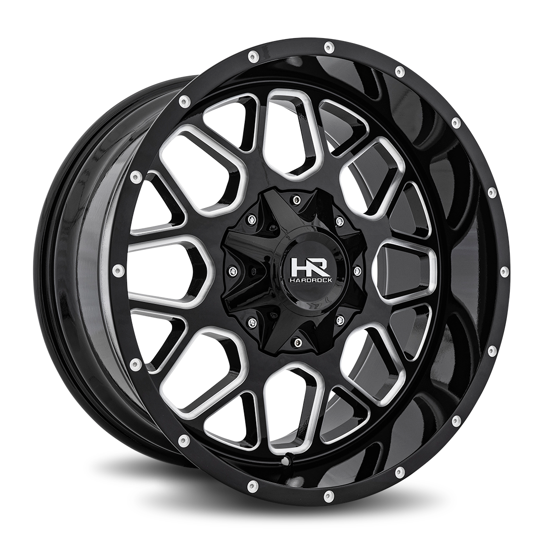 Hardrock Offroad Gunner, 20x10, 6x135/139.7, ET-19, CB108, Gloss Black Milled
