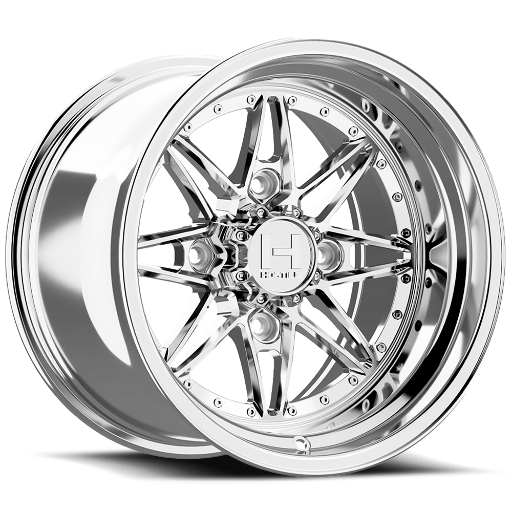 Hostile (UTV Forged) Blaster, 15x8, 4x156, ET0, CB132, Polished
