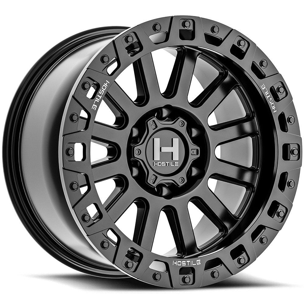 Hostile Dominator (Baja Series) 17x9, 6x135, ET0, CB87, Asphalt - H139-1790613550SA