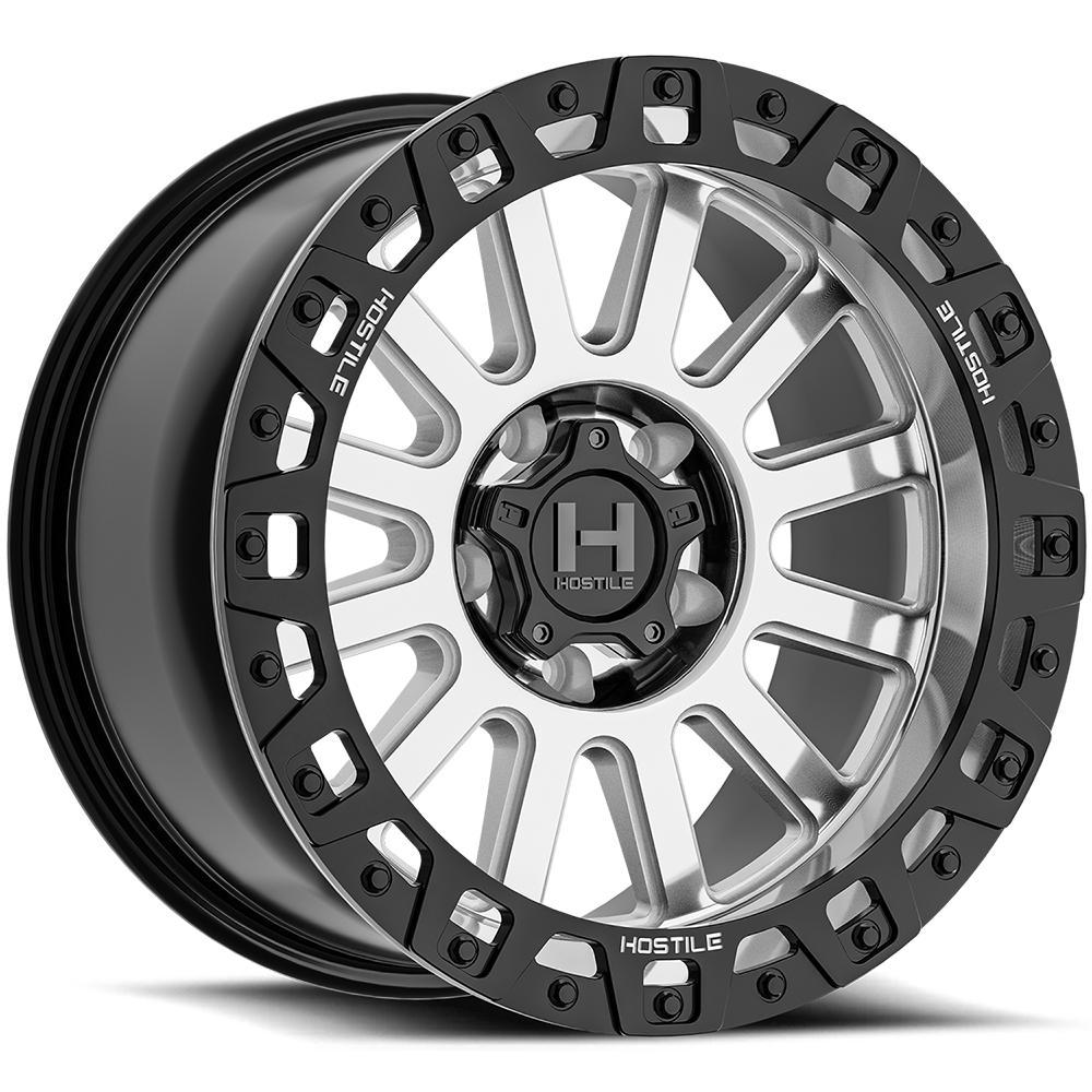 Hostile Dominator (Baja Series) 17x9, 5x127, ET-12, CB78.1, Machined - H139-1790512745M