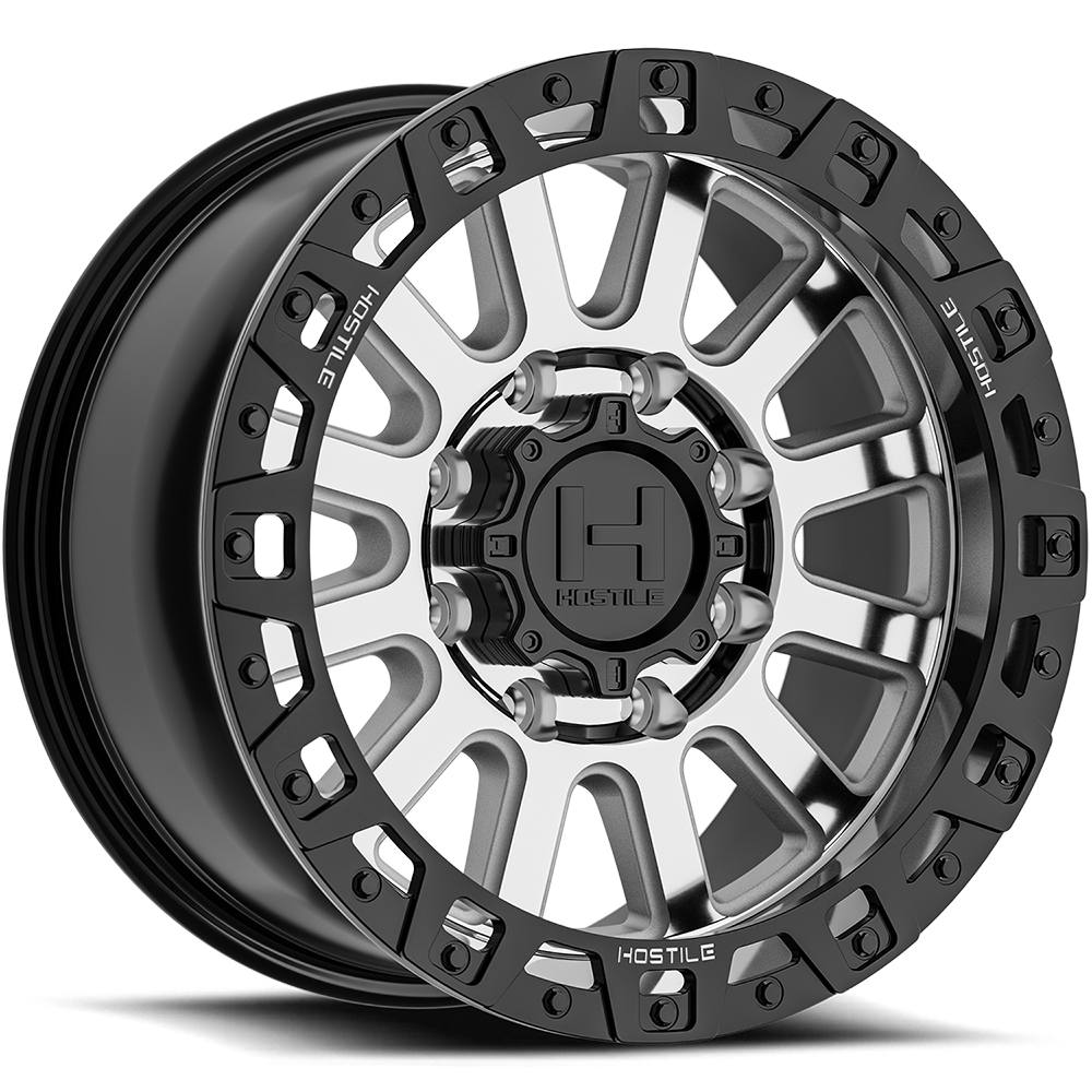 Hostile Dominator (Baja Series) 17x9, 8x165.1, ET0, CB125.2, Machined - H139-1790816550M
