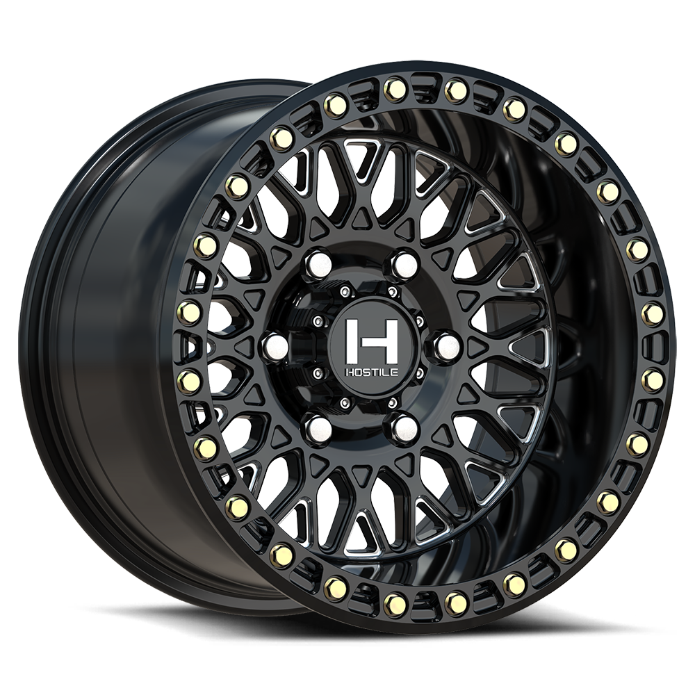 Hostile (UTV) Jackal, 15x8, 6x139.7, ET0, CB96, Blade Cut (Gloss)