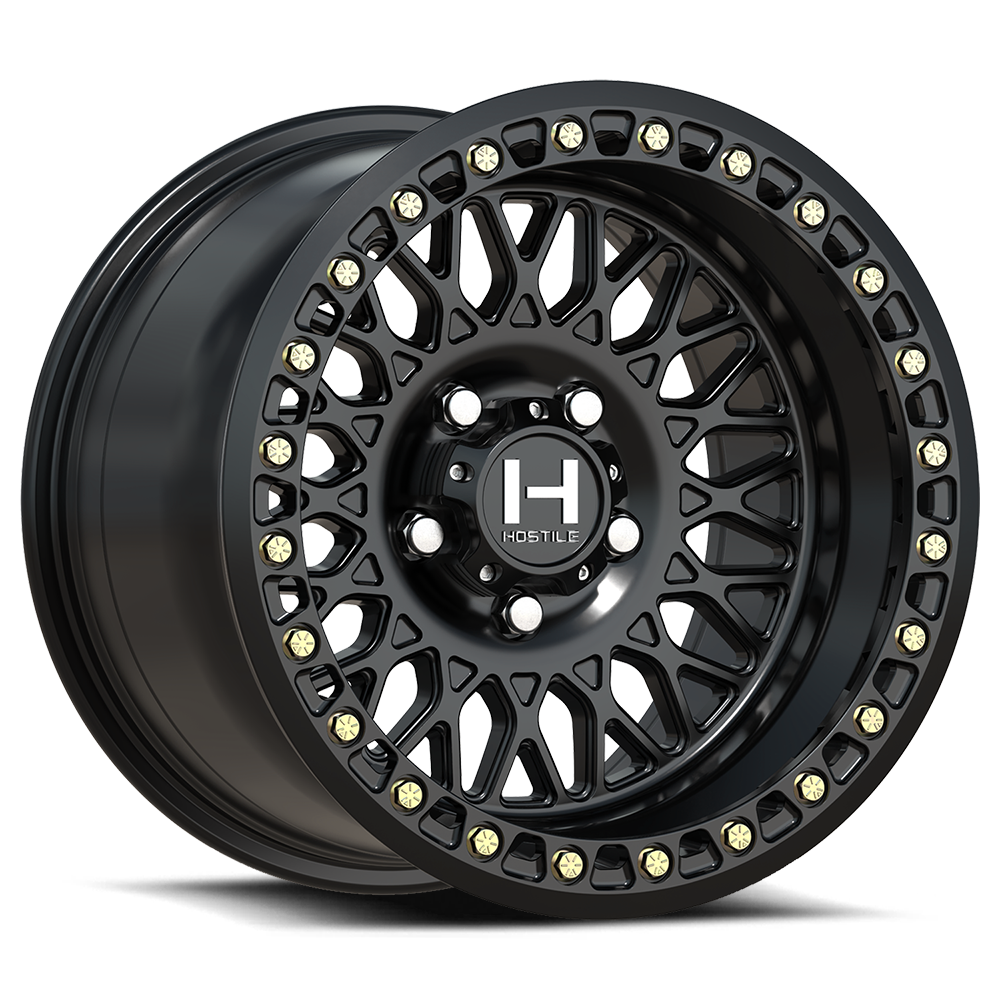 Hostile (UTV) Jackal-Beadlock, 15x10, 5x114.3, ET0, CB79.4, Asphalt (Gloss)