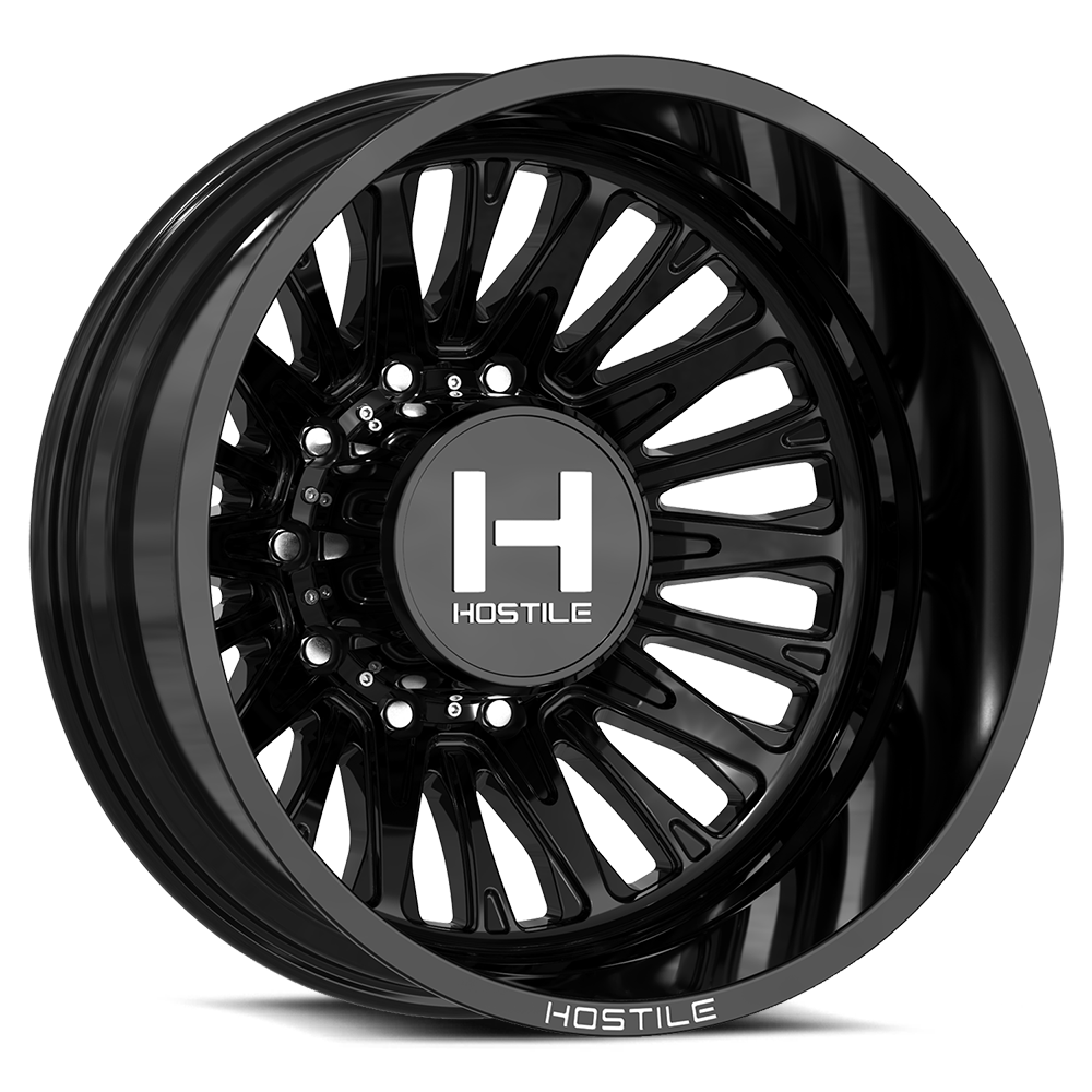 Hostile Ghost (Dually Series) 22x8.25, 10x225, ET-201, CB170.13, Asphalt (Gloss Black) - H404-22820225-201GA