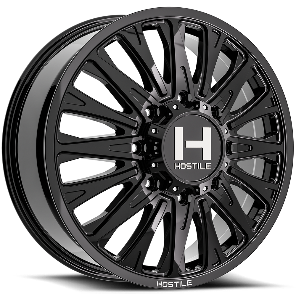 Hostile Ghost (Dually Series) 20x8.25, 8x165.1, ET123, CB121.6, Asphalt - H404-20828165+123SA