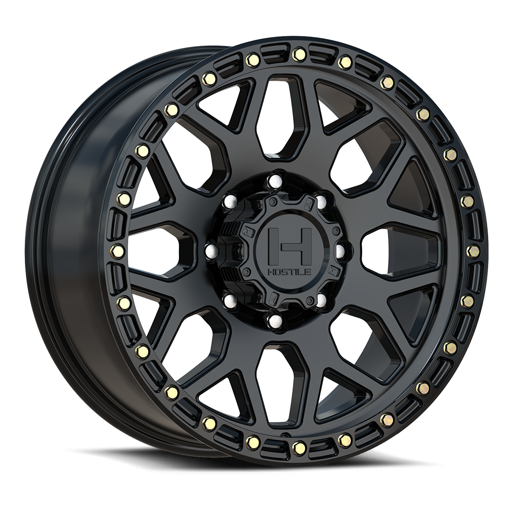 Hostile Rapture (Desert Series) 20x9, 8x180, ET12, CB125.2, Asphalt (Gloss Black) - H601-2090818055GA