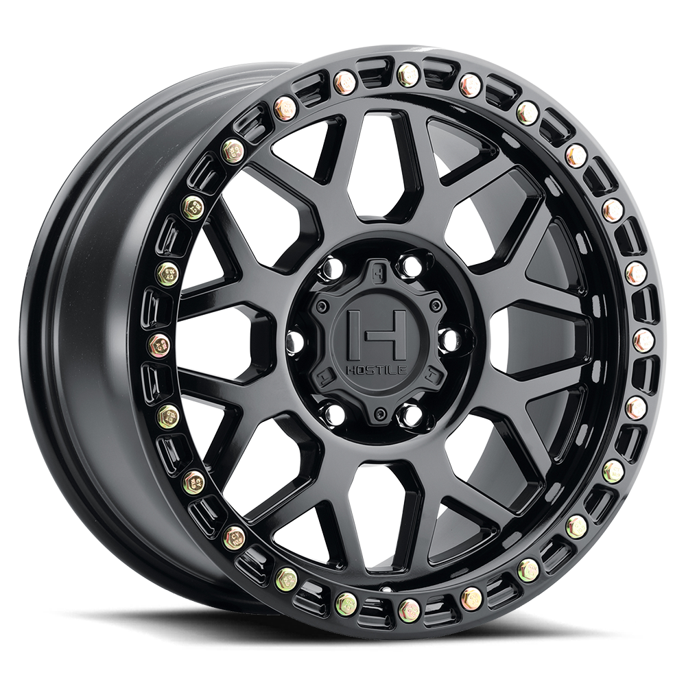 Hostile Rapture (Desert Series) 17x9, 6x139.7, ET18, CB106.1, Asphalt (Gloss Black) - H601-1790655057GA