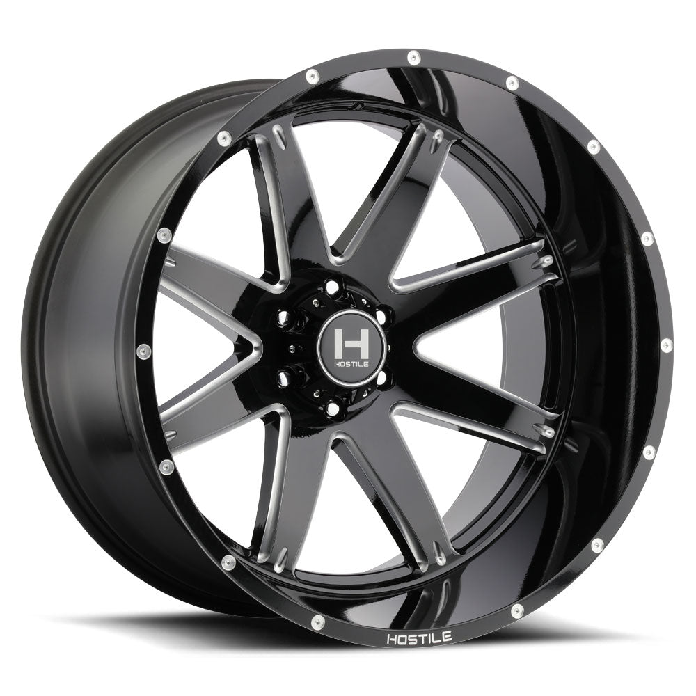 Hostile Alpha (Truck Series) 20x10, 6x135, ET-19, CB87, Blade Cut - H109-2010613547B
