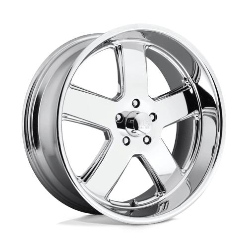 US Mag 1PC U116 HUSTLER, 22X11, 5X127, ET18, CB78.1, CHROME PLATED
