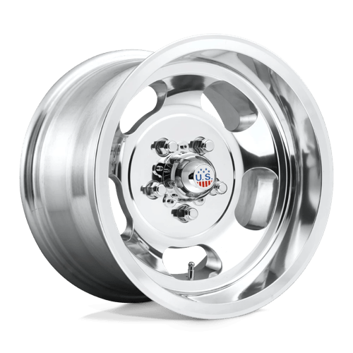 US Mag 1PC U101 INDY, 15X9, 5X114.3, ET1, CB72.56, HIGH LUSTER POLISHED