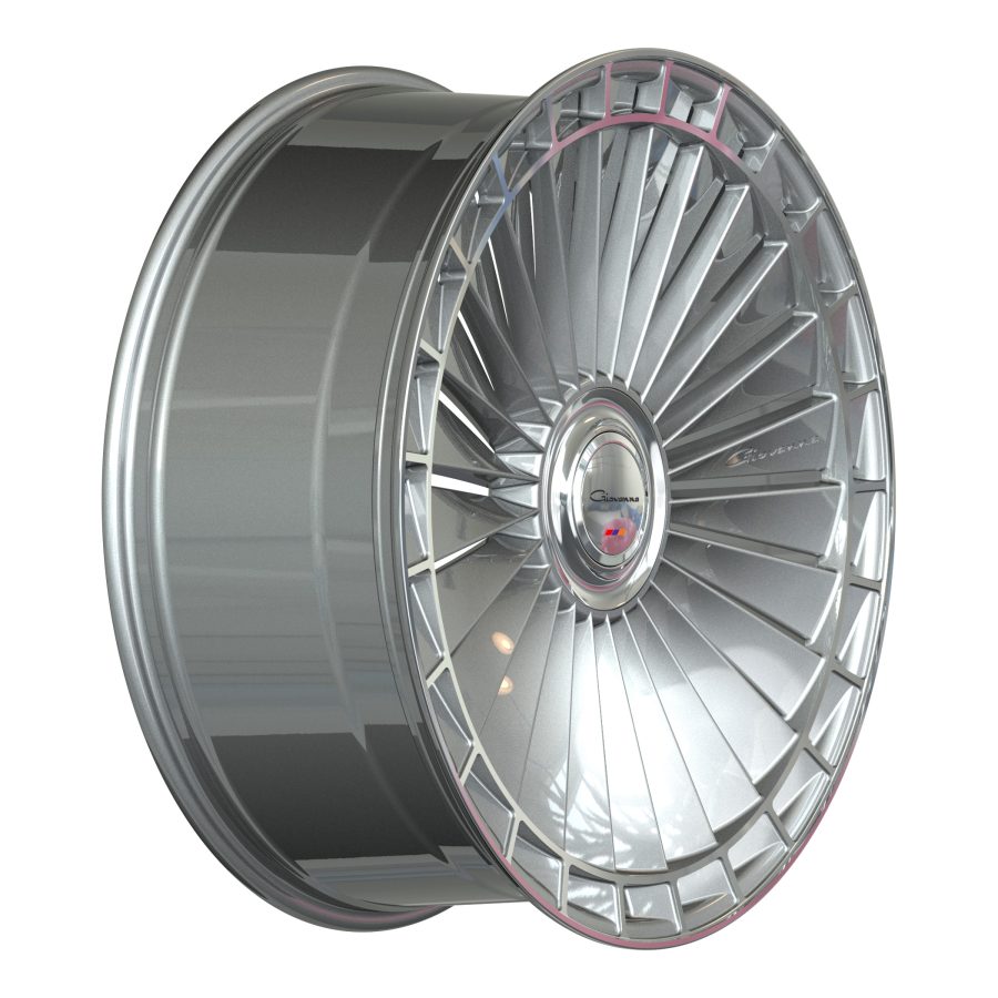 Giovanna Kapletta, 24x10, 5x100 to 5x132, ET10 to 45, CB72.56 to 84.1, Machined Silver - 2410Z10GOKAPMS