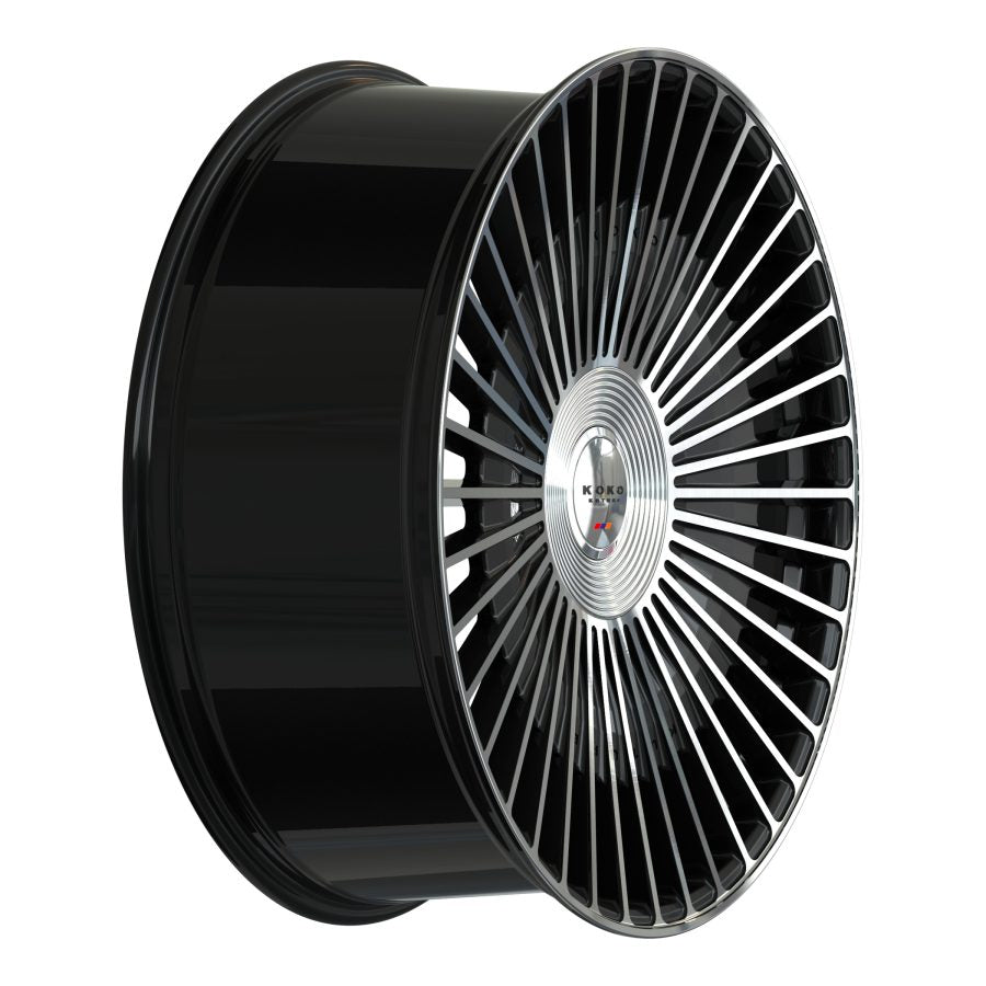 Koko Kuture Kessab, 26x10, 6x135/6x139.7, ET15, CB106.1, Machined Black - 2610LS15KOKESSMB