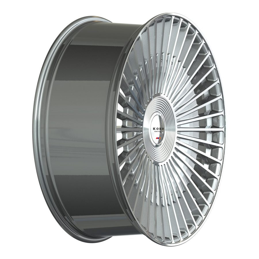 Koko Kuture Kessab, 26x10, 6x135/6x139.7, ET15, CB106.1, Machined Silver - 2610LS15KOKESSMS