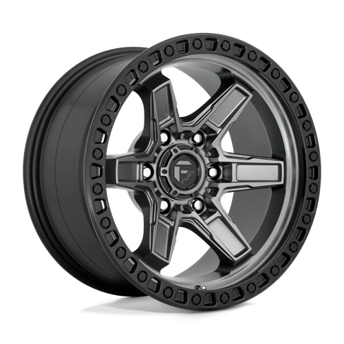 Fuel 1PC D698 KICKER, 20X9, 5X150, ET1, CB110.1, MATTE GUNMETAL BLACK BEAD RING