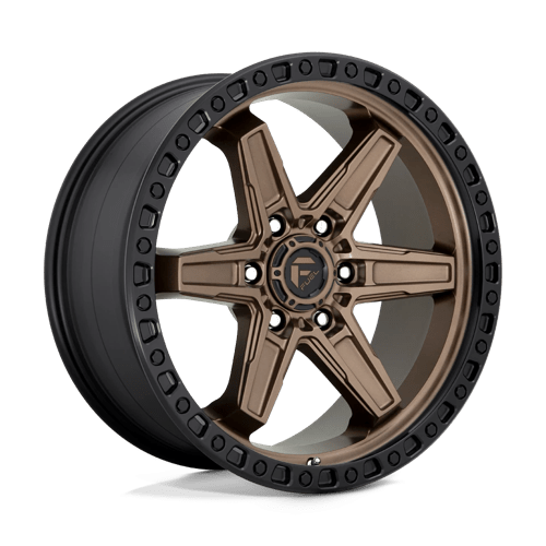 Fuel 1PC D699 KICKER, 20X9, 6X4.5, ET20, CB66.06, MATTE BRONZE BLACK BEAD RING