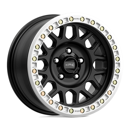 KMC KM234 GRENADE DESERT BEADLOCK, 20X9, 6X139.7, ET-12, CB108, SATIN BLACK