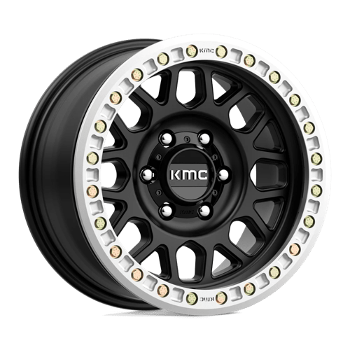 KMC KM234 GRENADE DESERT BEADLOCK, 17X8.5, 6X139.7, ET0, CB108, SATIN BLACK