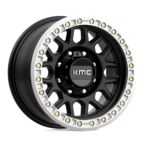 KMC KM234 GRENADE DESERT BEADLOCK, 17X8.5, 8X165.1, ET0, CB125.1, SATIN BLACK