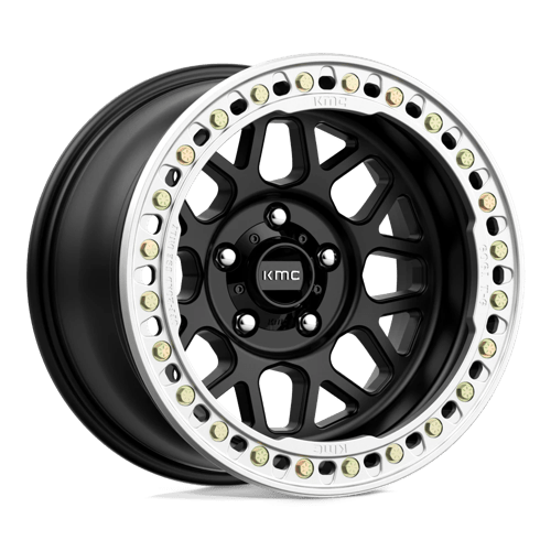 KMC KM235 GRENADE CRAWL BEADLOCK, 17X8.5, 6X139.7, ET0, CB108, SATIN BLACK