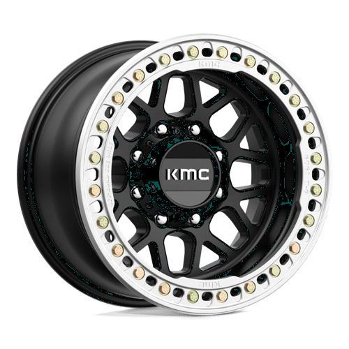 KMC KM235 GRENADE CRAWL BEADLOCK, 17X9, 8X165.1, ET-38, CB125.1, SATIN BLACK