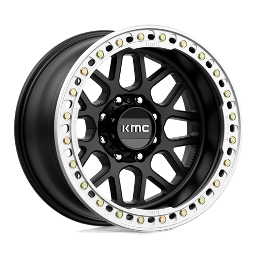 KMC KM235 GRENADE CRAWL BEADLOCK, 20X10, 8X165.1, ET-48, CB125.1, SATIN BLACK