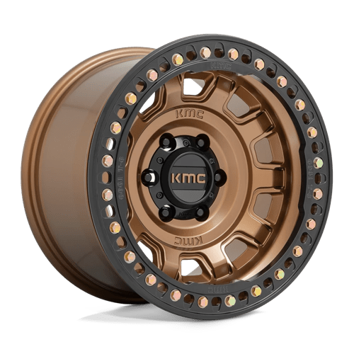 KMC KM236 TANK BEADLOCK, 17X9, 6X139.7, ET-15, CB108, MATTE BRONZE
