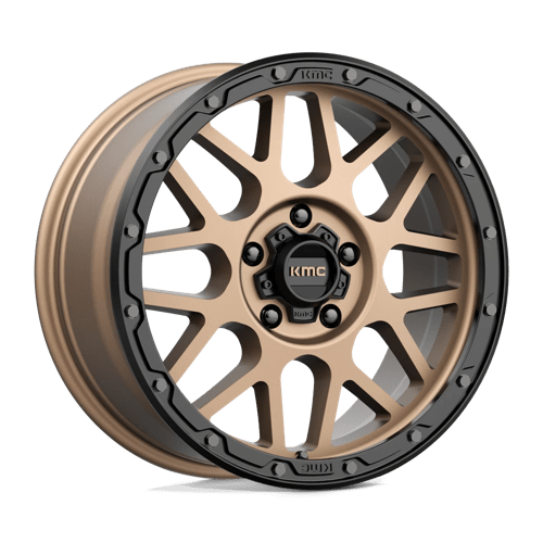 KMC KM535 GRENADE OFF-ROAD, 18X8.5, 5X127, ET35, CB71.5, MATTE BRONZE W/ M-BLACK LIP