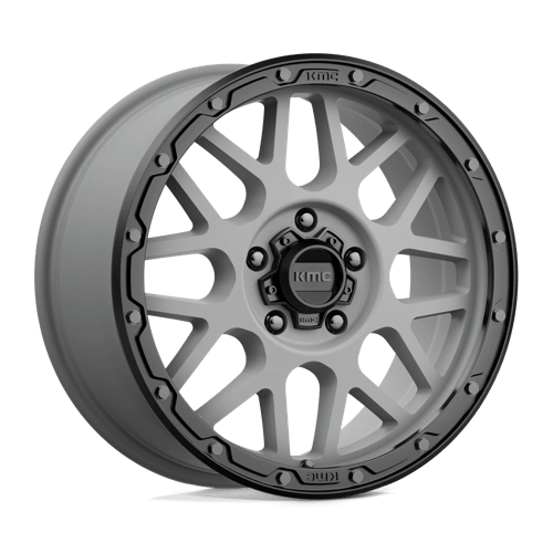 KMC KM535 GRENADE OFF-ROAD, 18X8.5, 5X120, ET35, CB64.15, MATTE GRAY W/ MATTE BLACK LIP