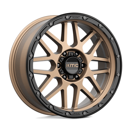 KMC KM535 GRENADE OFF-ROAD, 20X9, 6X139.7, ET18, CB106.1, MATTE BRONZE W/ M-BLACK LIP