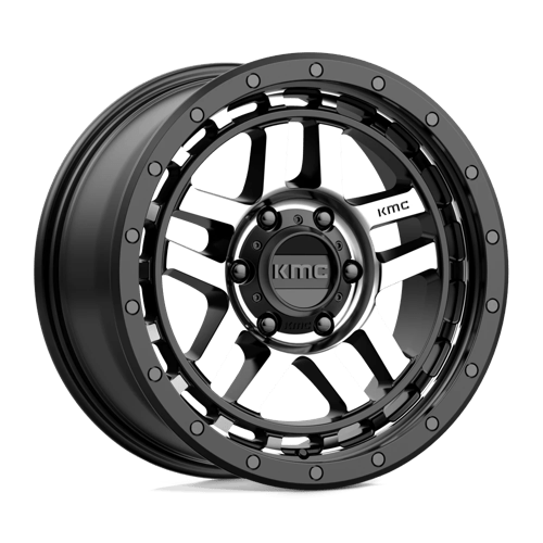 KMC KM540 RECON, 18X8.5, 6X120, ET18, CB66.9, SATIN BLACK MACHINED