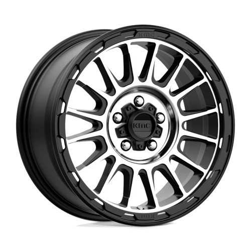KMC KM542 IMPACT, 17X8, 5X114.3, ET35, CB72.56, SATIN BLACK MACHINED