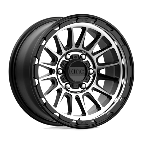 KMC KM542 IMPACT, 17X8.5, 6X139.7, ET0, CB106.1, SATIN BLACK MACHINED