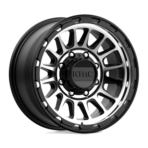 KMC KM542 IMPACT, 17X8.5, 8X165.1, ET0, CB125.1, SATIN BLACK MACHINED