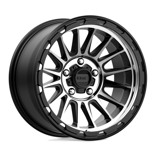 KMC KM542 IMPACT, 17X9, 5X127, ET-12, CB71.5, SATIN BLACK MACHINED