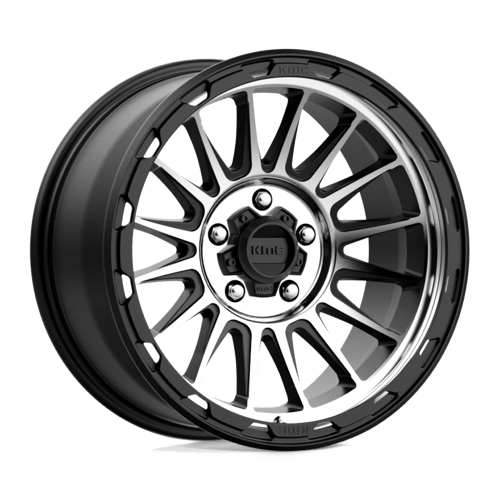 KMC KM542 IMPACT, 18X9, 5X127, ET0, CB71.5, SATIN BLACK MACHINED