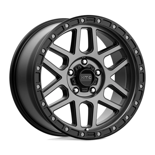 KMC KM544 MESA, 18X9, 5X150, ET25, CB110.1, SATIN BLACK W/ GRAY TINT