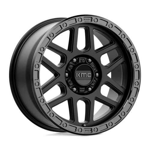 KMC KM544 MESA, 18X9, 6X139.7, ET18, CB106.1, SATIN BLACK W/ GLOSS BLACK LIP