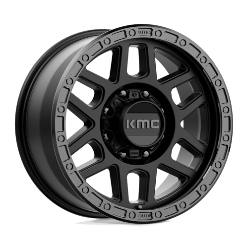 KMC KM544 MESA, 18X9, 8X170, ET18, CB125.1, SATIN BLACK W/ GLOSS BLACK LIP