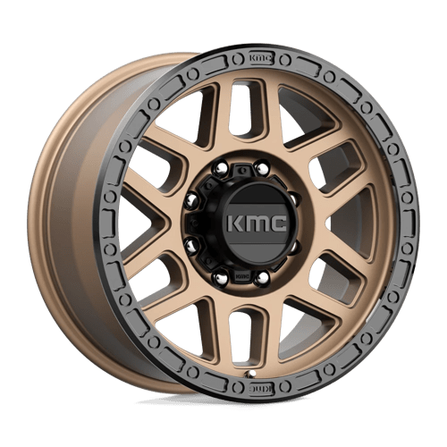 KMC KM544 MESA, 18X9, 8X180, ET18, CB124.2, MATTE BRONZE W/ BLACK LIP